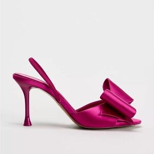 Zara Pink Bow Heels